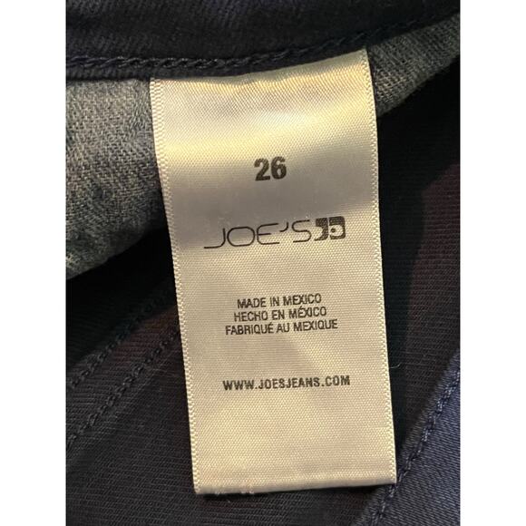 Joe's Jeans high rise skinny ankle coated blue size 26 - Picture 6 of 7